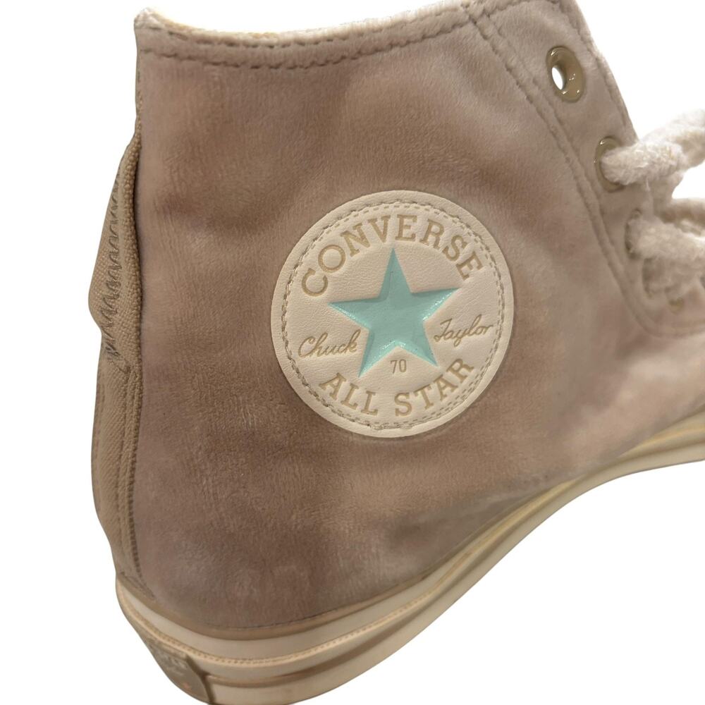 Converse Chuck Taylor All Star Shoes Mens Size 9 Beige Cat High Top A08160C - Picture 10 of 11